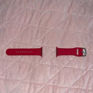 Red Silicone Apple Watch Band Unisex Replacement Band Accessory Sporty New